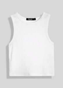Tank Top Basic white front