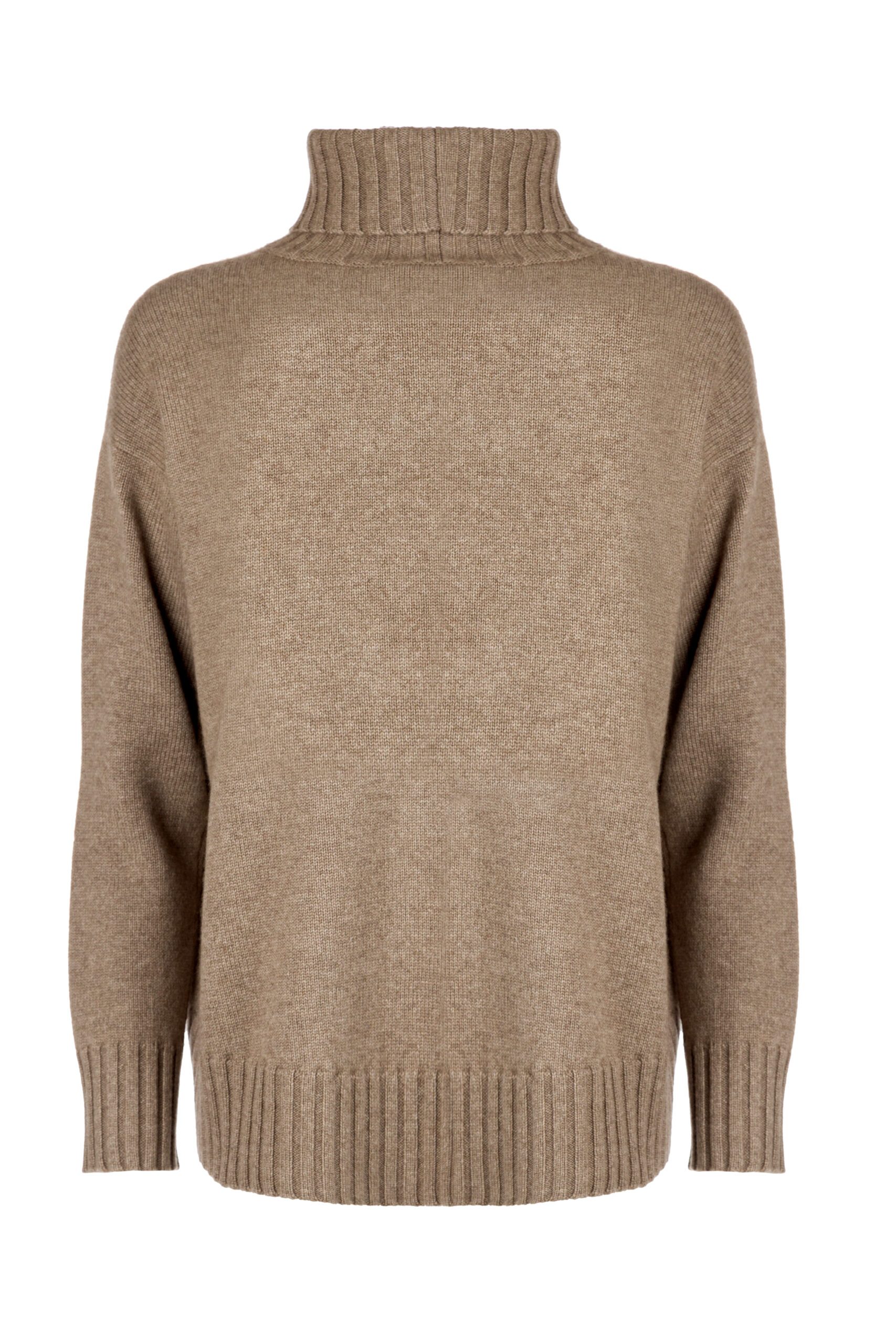 Second image of Knit Ribbed Oversized Turtleneck