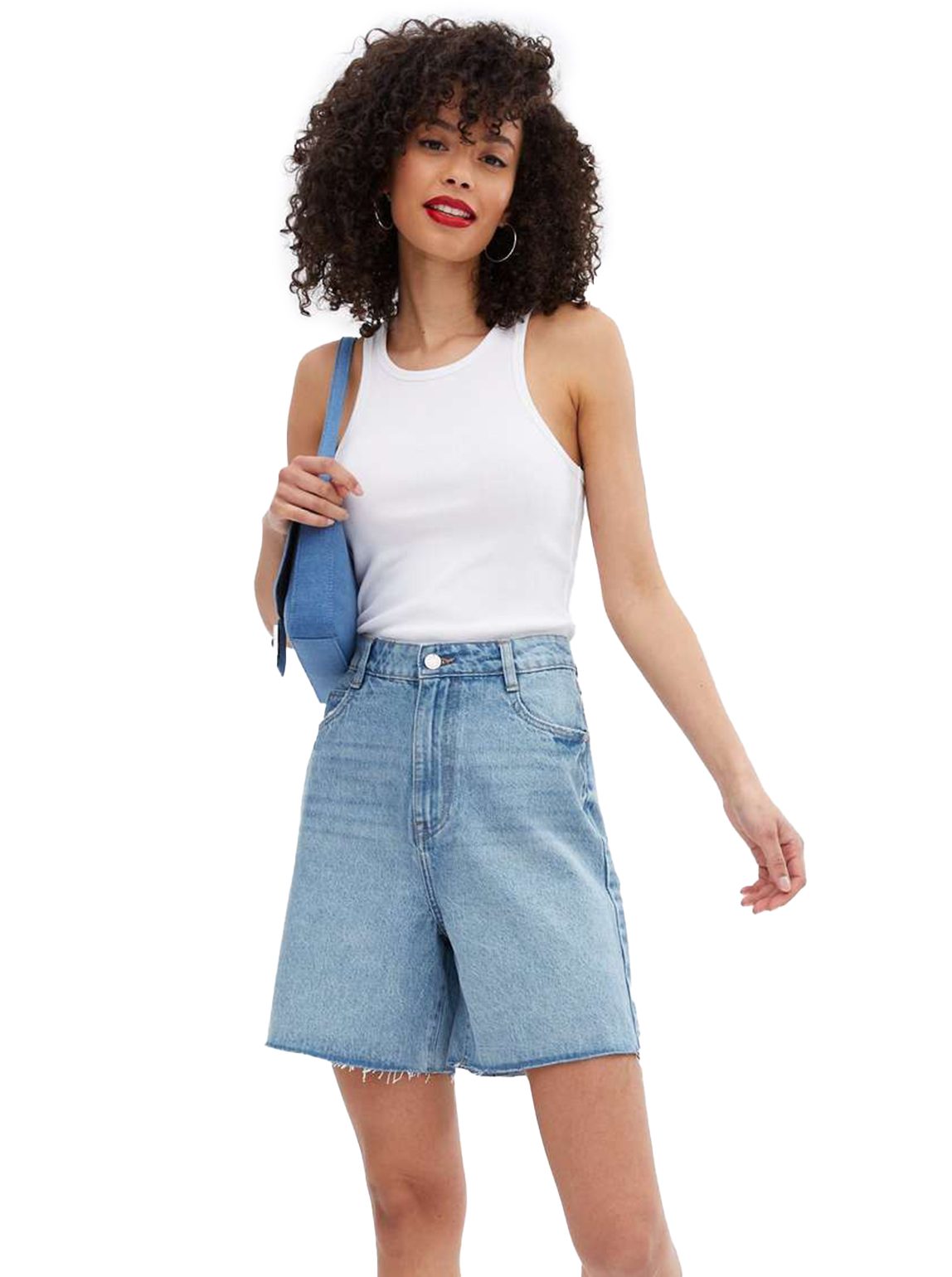 Second image of Mom-Fit Denim Shorts