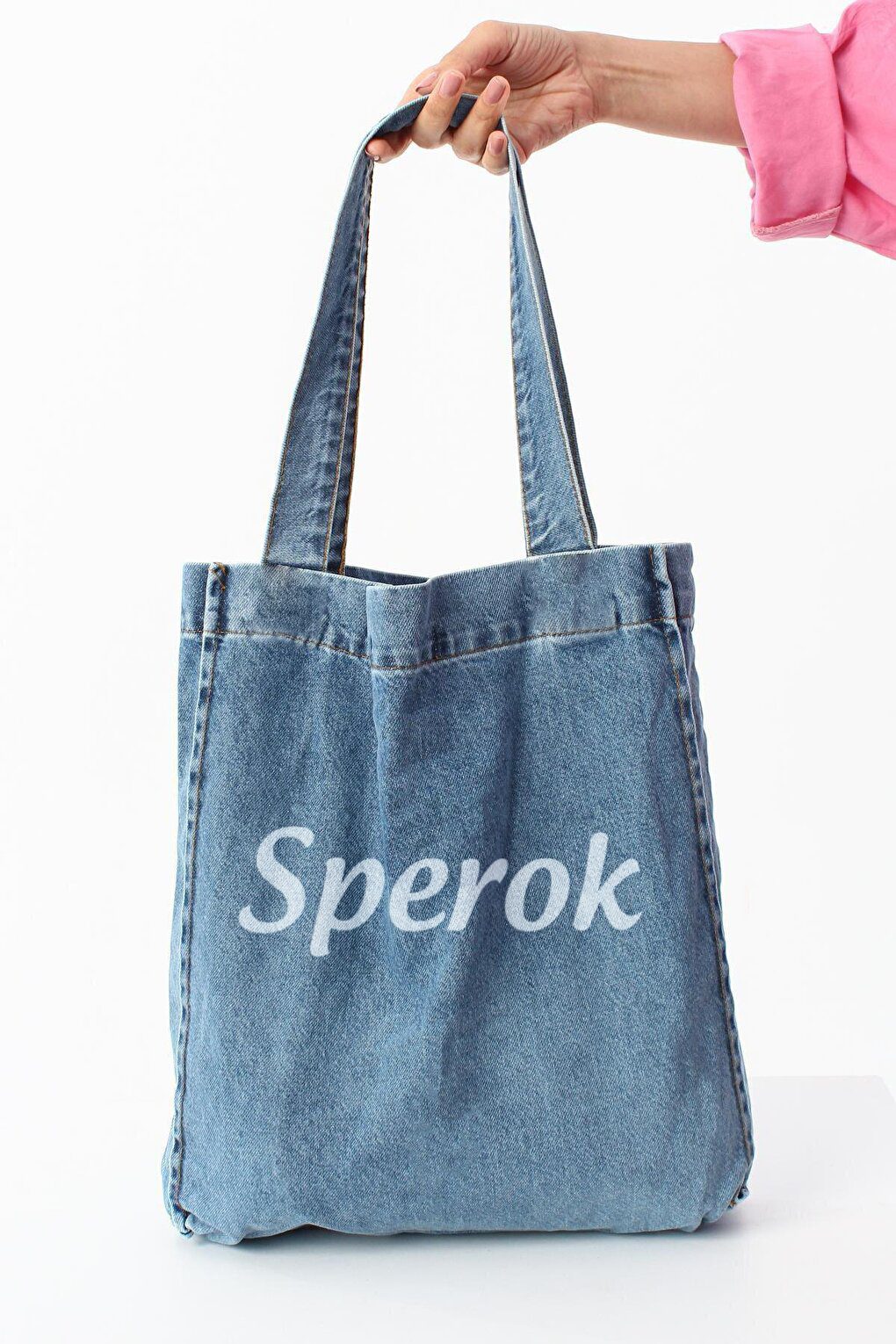 Second image of Denim Tote Bag